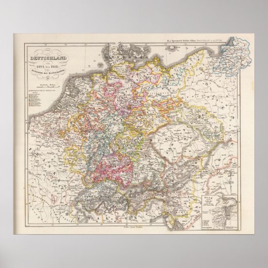 Duitsland van 1495 tot 1618 poster (Voorkant)