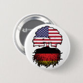 Duitsland - Verenigde Staten Amerika Ronde Button 5,7 Cm (Voorkant /achterkant)