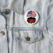 Duitsland - Verenigde Staten Amerika Ronde Button 5,7 Cm (In situ)