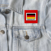 Duitsland Vierkante Button 5,1 Cm (In situ)