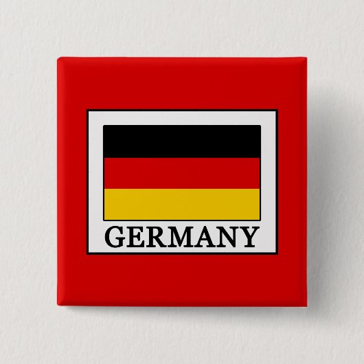 Duitsland Vierkante Button 5,1 Cm (Voorkant)