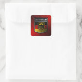 Duitsland Vierkante Sticker (Tas)