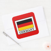 Duitsland Vierkante Sticker (Envelop)