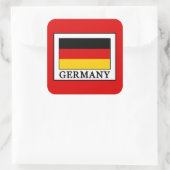 Duitsland Vierkante Sticker (Tas)