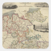 Duitsland Vierkante Sticker (Voorkant)