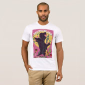 Duitsland vintage cartoonalandschap poster t-shirt (Voorkant volledig)