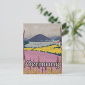 Duitsland vintage Platteland reisposter Briefkaart (Staand voorkant)