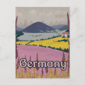 Duitsland vintage Platteland reisposter Briefkaart (Voorkant)