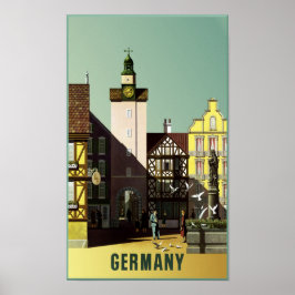 Duitsland. Vintage-poster. Poster