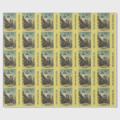 DUITSLAND Vintage Reispapier Cadeaupapier (Vlak)