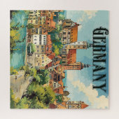 Duitsland vintage reisposter legpuzzel (Horizontaal)
