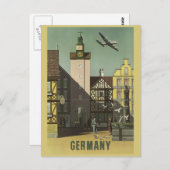 DUITSLAND Vintage Travel briefkaart (Voorkant / Achterkant)
