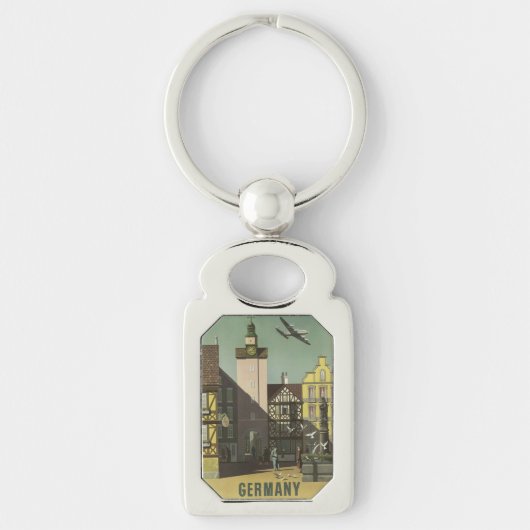 DUITSLAND Vintage Travel key chain Sleutelhanger (Voorkant)