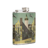 DUITSLAND Vintage Travel-kolf Heupfles (Rechts)