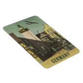 DUITSLAND Vintage Travel magnet Magneet (Rechterzijde)