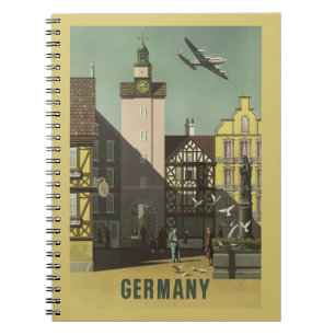 DUITSLAND Vintage Travel notebook Notitieboek