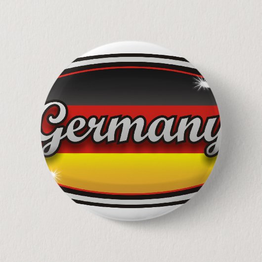 Duitsland vlag 1 ronde button 5,7 cm (Voorkant)