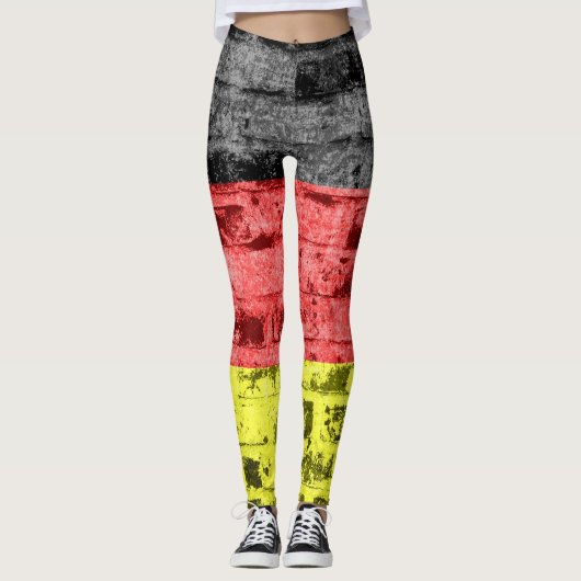 Duitsland vlag #2 leggings (Voorkant)