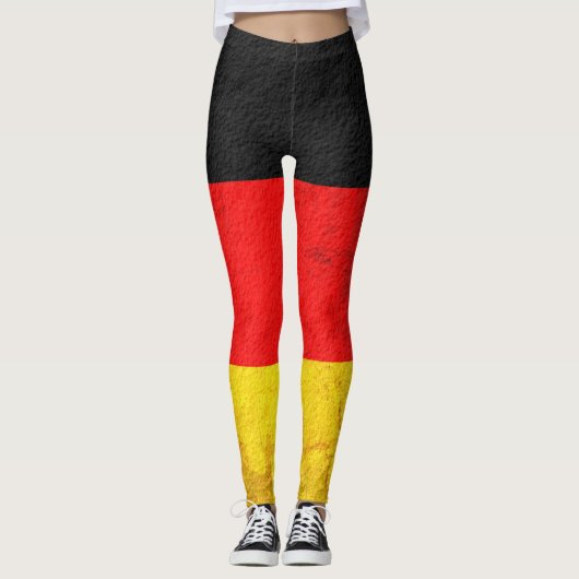 Duitsland Vlag #3 Leggings (Voorkant)
