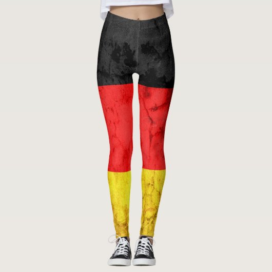 Duitsland Vlag #4 Leggings (Voorkant)