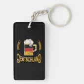 Duitsland: vlag Beer Lover Oktoberfest Sleutelhanger (achterkant)