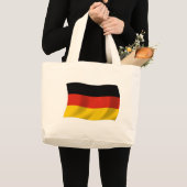 Duitsland Vlag Boodschappentas Grote Tote Bag (Voorkant (product))