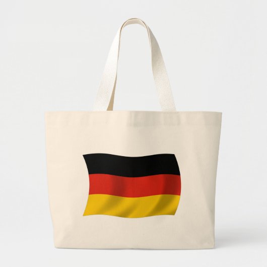 Duitsland Vlag Boodschappentas Grote Tote Bag (Voorkant)