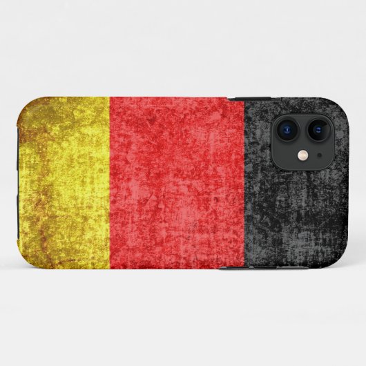 Duitsland Vlag Case-Mate iPhone Case (Achterkant (horizontaal))