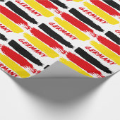 Duitsland vlag design cadeaupapier (Hoek)