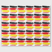 Duitsland vlag design cadeaupapier (Vlak)