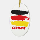 Duitsland vlag design keramisch ornament (Links)