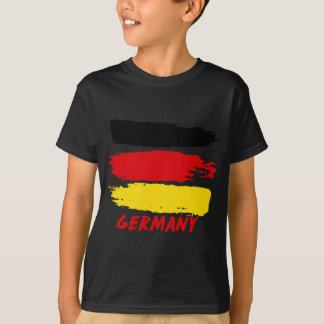 Duitsland vlag design t-shirt