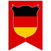 Duitsland vlag Escutcheon Red Black Gold Patriotic Vlaggetjes (Tweede vlag)