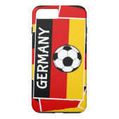 Duitsland Vlag Football Case-Mate iPhone Case (Achterkant)