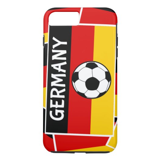 Duitsland Vlag Football Case-Mate iPhone Case (Achterkant)