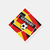 Duitsland Vlag Football Servetten (Hoek)