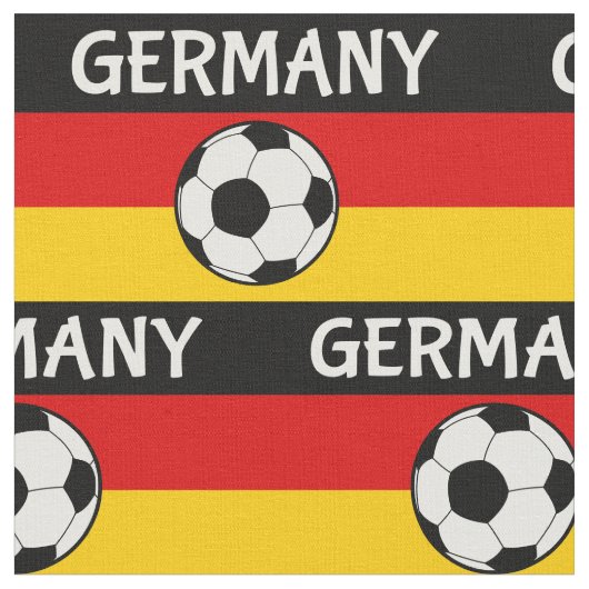Duitsland Vlag Football Stof (Close Up)