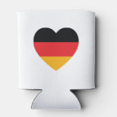 Duitsland Vlag Hart Koelbox Blikjeskoeler (Achterkant)