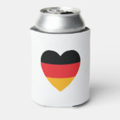 Duitsland Vlag Hart Koelbox Blikjeskoeler (Blikje Achterkant)