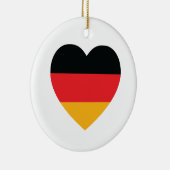 Duitsland Vlag Hart Ornament (Rechts)