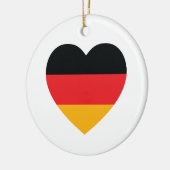 Duitsland Vlag Hart Ornament (Links)