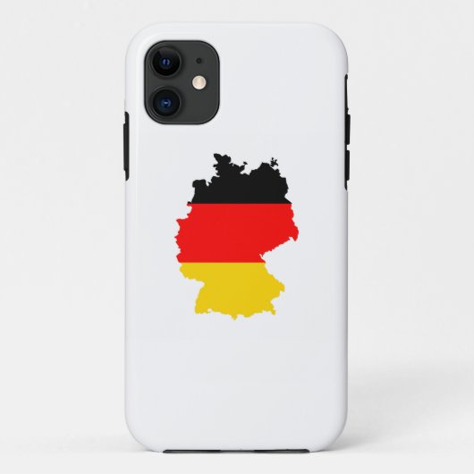 duitsland vlag kaart duitsland Case-Mate iPhone case (Achterkant)