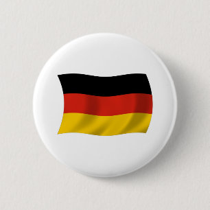 Duitsland Vlag Knop Ronde Button 5,7 Cm