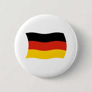 Duitsland Vlag Knop Ronde Button 5,7 Cm