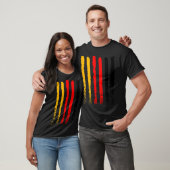 Duitsland vlag liefde trotse duitse mensen BACKPRI T-shirt (Unisex)