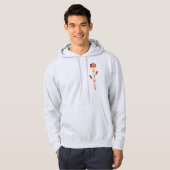 Duitsland Vlag Roos Hoodie (Voorkant volledig)