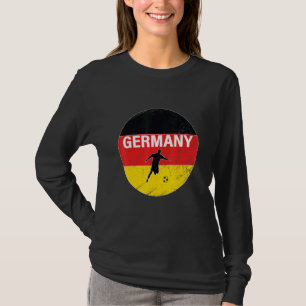 Duitsland Vlag Souvenir Verdrietig voor Mannen Vro T-shirt