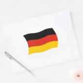 Duitsland Vlag Sticker (Envelop)