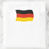 Duitsland Vlag Sticker (Tas)