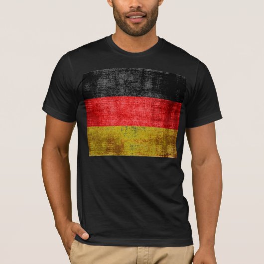 Duitsland Vlag  T-shirt (Voorkant)